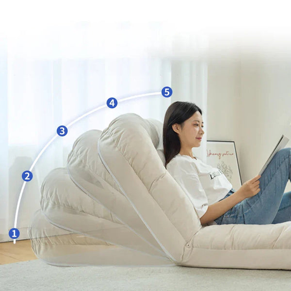 [LEVE 2 PAGUE 1] Sofá Cama Algodão Retrátil 5 em 1 + BRINDE: Almofadas Cushion