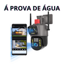 [Pague 1 Leve 2] Câmeras Dupla 5g Wi-Fi Full HD 1080p a Prova d'Agua + Cartão de Memória 32gb