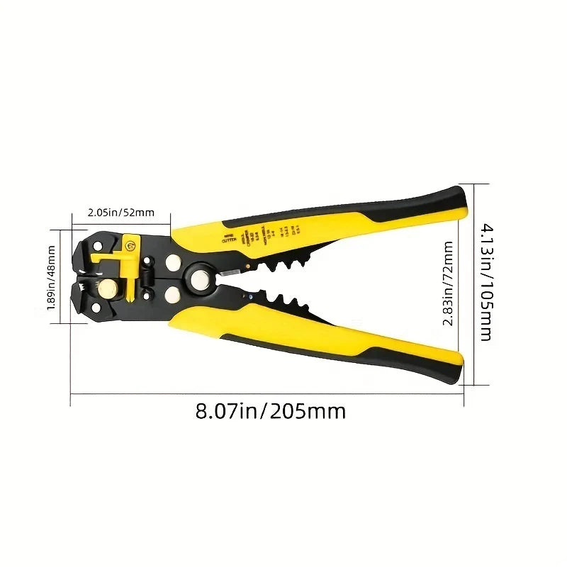 Alicate 5 em 1 Automático Decapador e Crimpador de Fios