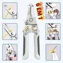 Alicate Desencapador de Fios Elétricos Multifuncional para Reparo