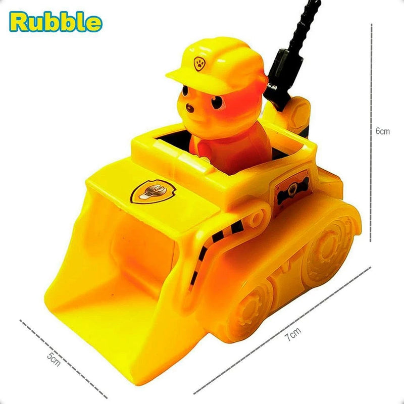 Brinquedo Infantil Patrulha Canina – Kit 6 Carrinhos de Fricção