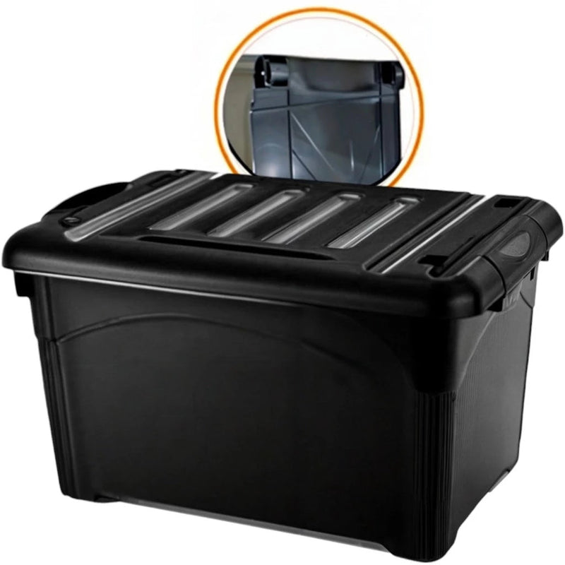 Caixa Organizadora Multiuso 95 Litros com Rodinhas