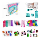 Kit de Artesanato Infantil DIY – Estúdio Criativo para Fazer Canetas de Areia Mágica com 50+ Acessórios Educativos