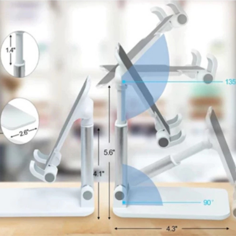 Suporte Dobrável Ajustável para Celular e Tablet - Compre 1 Leve 2