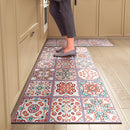 Tapete de Cozinha Estilo Azulejo – Antiderrapante, Impermeável e Fácil de Limpar